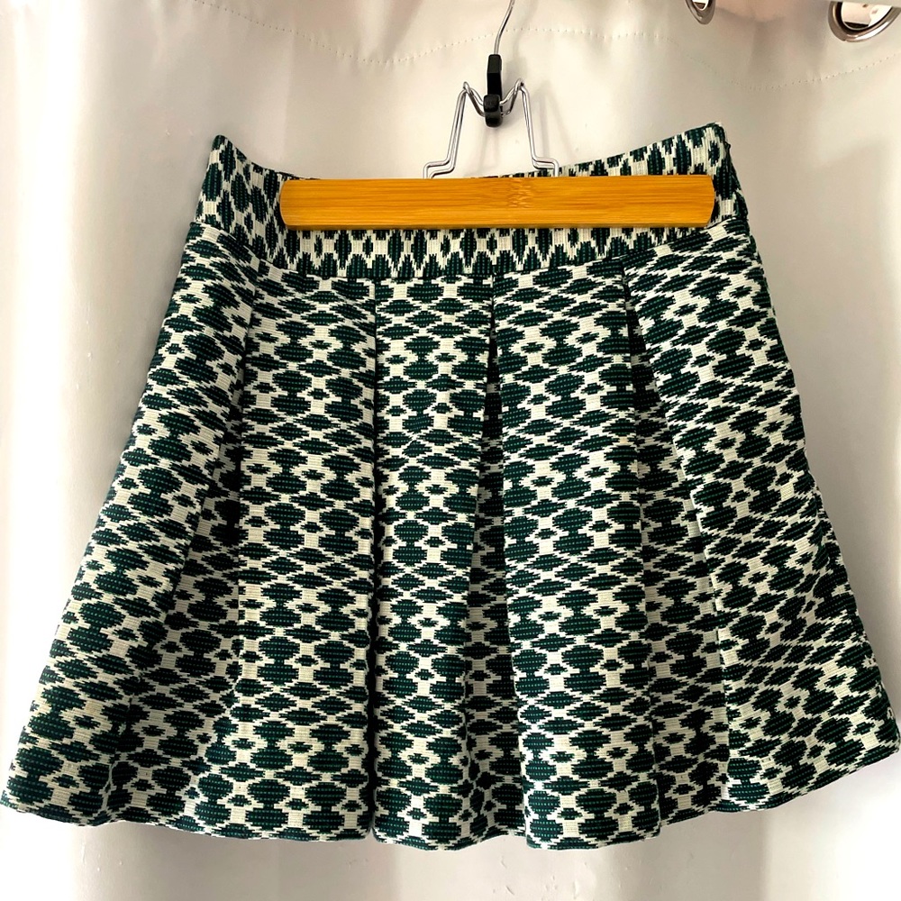 Flare mini skirt